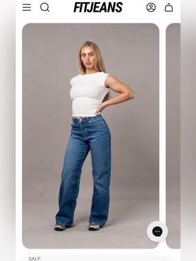 FITJEANS Baggy -stonewashed blue regular